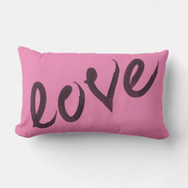 HOUDEN | Roze en zwarte Waterverf Sierkussen Kussen