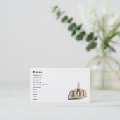 Houden Shutter Keys op Ring Visitekaartje (Staand voorkant)