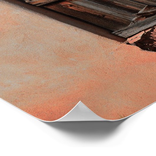 Houden Shutters in Adobe House Poster (Hoek)