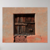 Houden Shutters in Adobe House Poster (Voorkant)