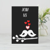 HOUDEN ***VALENTIJN *** PARTIJINVITATIE KAART (Staand voorkant)