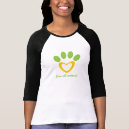 houden van alle dieren t-shirt