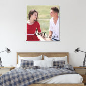 houden van | Couple Text Overlay | Creëer uw eigen Canvas Afdruk (Insitu (Slaapkamer))