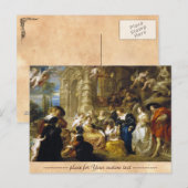 Houden van de Liefde Peter Paul Rubens meesterwerk Briefkaart (Voorkant / Achterkant)