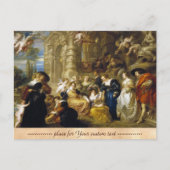 Houden van de Liefde Peter Paul Rubens meesterwerk Briefkaart (Voorkant)