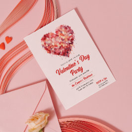 houden van | Hart | Valentijnsdag Party Kaart