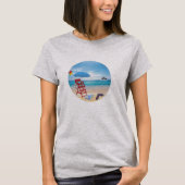 houden van het strand zee T-Shirt (Voorkant)
