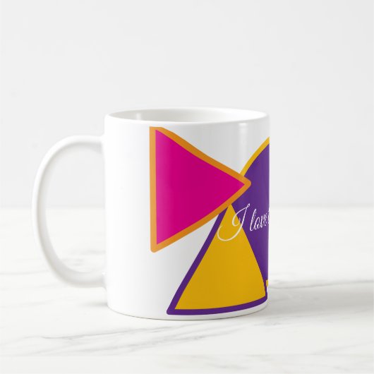 houden van uniek ontwerp koffiemok (Links)