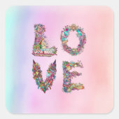 HOUDEN VIERKANTE STICKER (Voorkant)