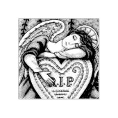 HOUDENDE GUARDIAN ANGEL-CEMETERY, GRAVE RUBBER STA RUBBERSTEMPEL (Afrduk)