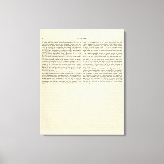 houdende opheffing van het keizerrijk van Karel de Canvas Afdruk (Voorkant)