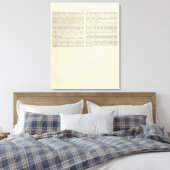 houdende opheffing van het keizerrijk van Karel de Canvas Afdruk (Insitu (Slaapkamer))