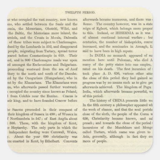 houdende opheffing van het keizerrijk van Karel de Vierkante Sticker (Voorkant)