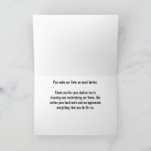 Houder Bedankkaart (Binnen)