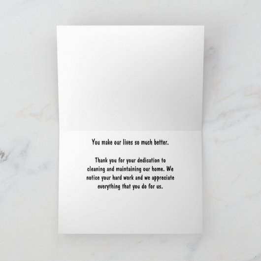 Houder Bedankkaart (Binnen)