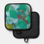 Houder in marmeren ontwerp (Voorkant / Achterkant)