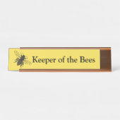 Houder van de Bees Desk-naamplaat (Voorkant)
