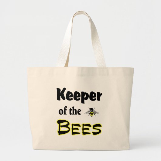 houder van de bijen grote tote bag (Voorkant)