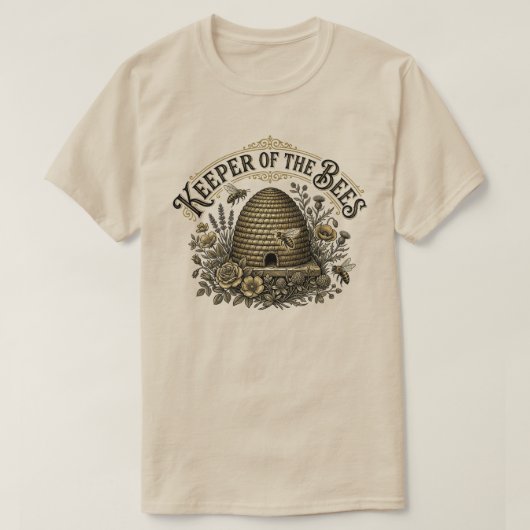 Houder van de Bijen Victoriaans T-shirt (Design voorkant)
