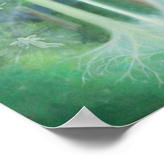 Houder van de bomen poster (Hoek)