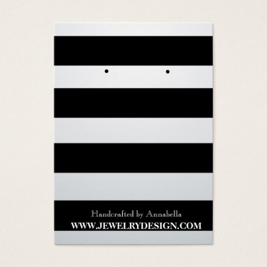 Houder van de Earring (Chubby) Visitekaartjes (Voorkant)