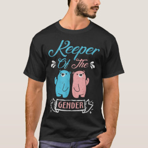 Houder van de gender-Beren in de blauwe en roze pa T-shirt