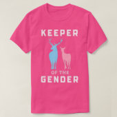 Houder van de gender Buck of Doe Gender onthulling T-shirt (Design voorkant)
