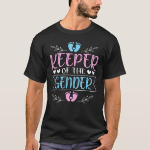 Houder van de gender-eenheid onthullen partijnumme t-shirt
