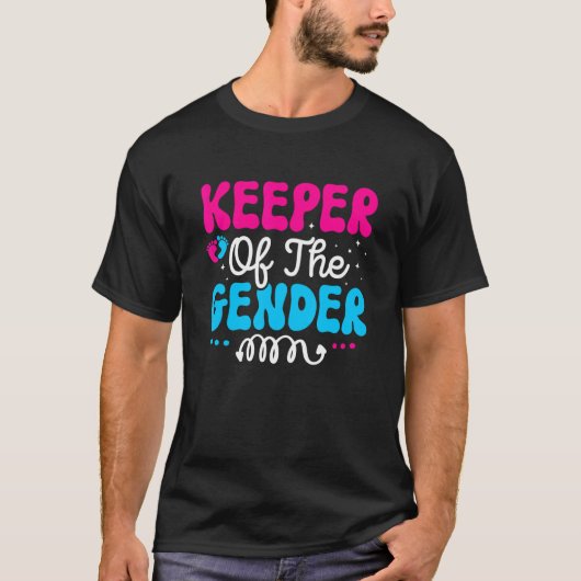 Houder van de gender groovy Gender onthulling T-shirt (Voorkant)