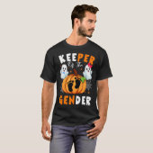 Houder van de gender onthulling Baby Halloween Tha T-shirt (Voorkant volledig)