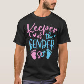 Houder van de genderaankondiging t-shirt (Voorkant)