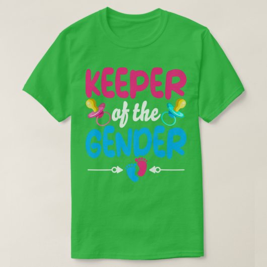 Houder van de genderbekendmaking in de Baby T-shirt (Design voorkant)