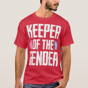 Houder van de genderbekendmaking van de Baby T-SH T-shirt