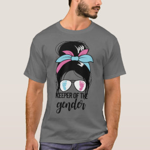 Houder van de genderboodschapper Bun Gender Keeper T-shirt