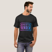 Houder van de genderinformatievoorziening Cu T-shirt (Voorkant volledig)