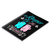 Houder van de Genderroze en Blauwe Teddy Bear Notitieboek (Linkerzijde)