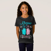 Houder van de Genderroze en Blauwe Teddy Bear T-shirt (Voorkant volledig)