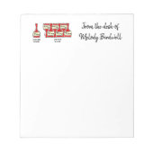 Houder van de Humoureus Wine Lover Condo Notitieblok (Voorkant)