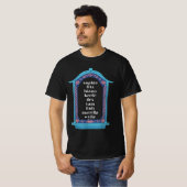 "Houder van de Kinder namen van de verloren steden T-shirt (Voorkant volledig)