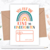 Houder van de Kindergarten Gift Kaart