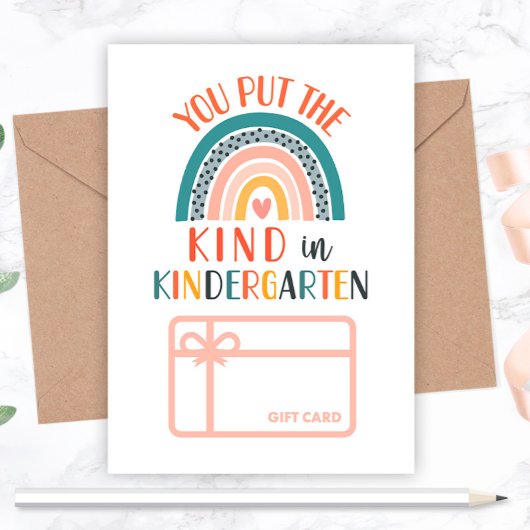Houder van de Kindergarten Gift Kaart