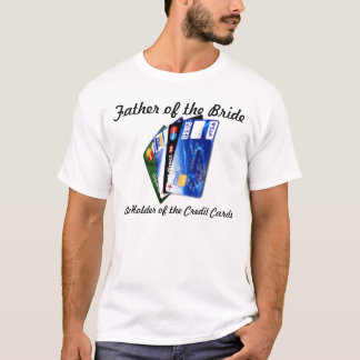 Houder van de kredietkaarten t-shirt