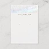 Houder van de kustverzegeling visitekaartje