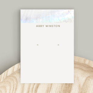 Houder van de kustverzegeling visitekaartje