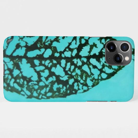 Houder van de leder iPhone hoesje (Achterkant horizontaal)