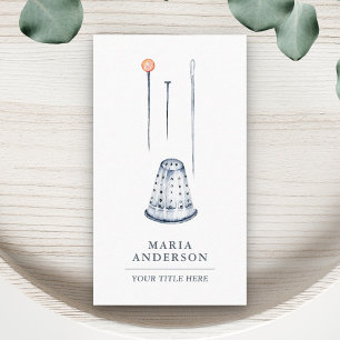 Houder van de legant van de naald visitekaartje