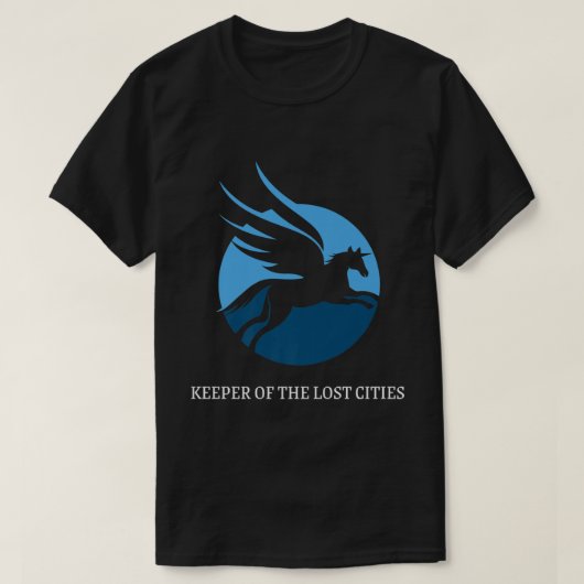 Houder van de Lost Cities Pegasus Premium T-shirt (Design voorkant)