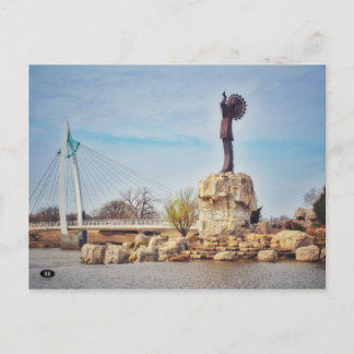 Houder van de Plains West Uitzicht Briefkaart