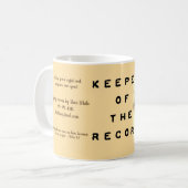 Houder van de Record Mok (Voorkant links)