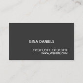 Houder van de schoonmaakmachine van het huistapijt visitekaartje (Achterkant)